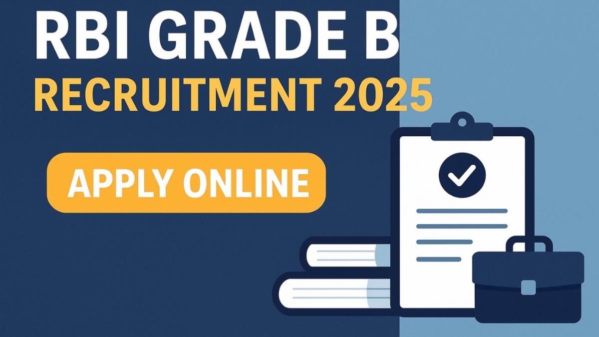 RBI Grade B 2025 Application Deadline on Sept. 30