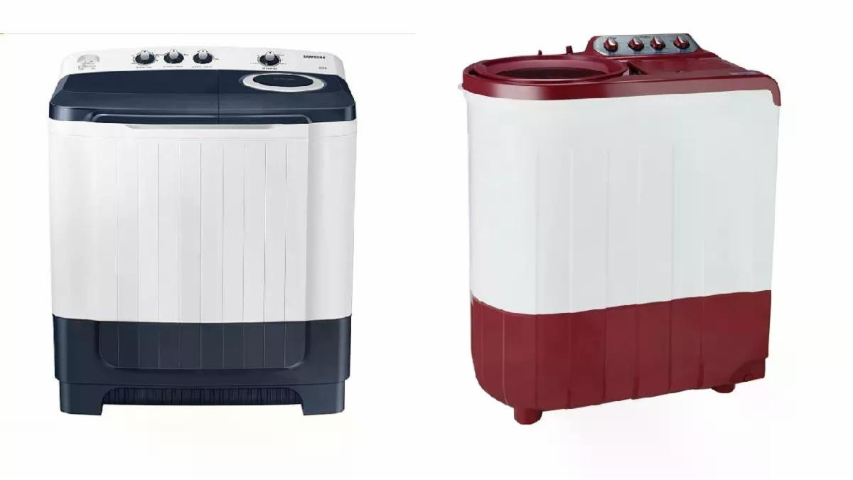 Whirlpool 7.5 Kg 5 Star Semi-Automatic Washing Machine | Grey Dazzle (Fast Drying)